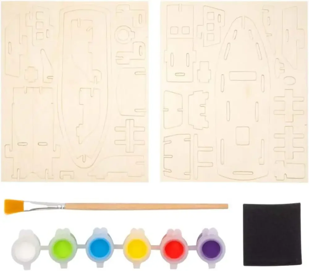 Allessimo 3D Create & Paint Wooden 